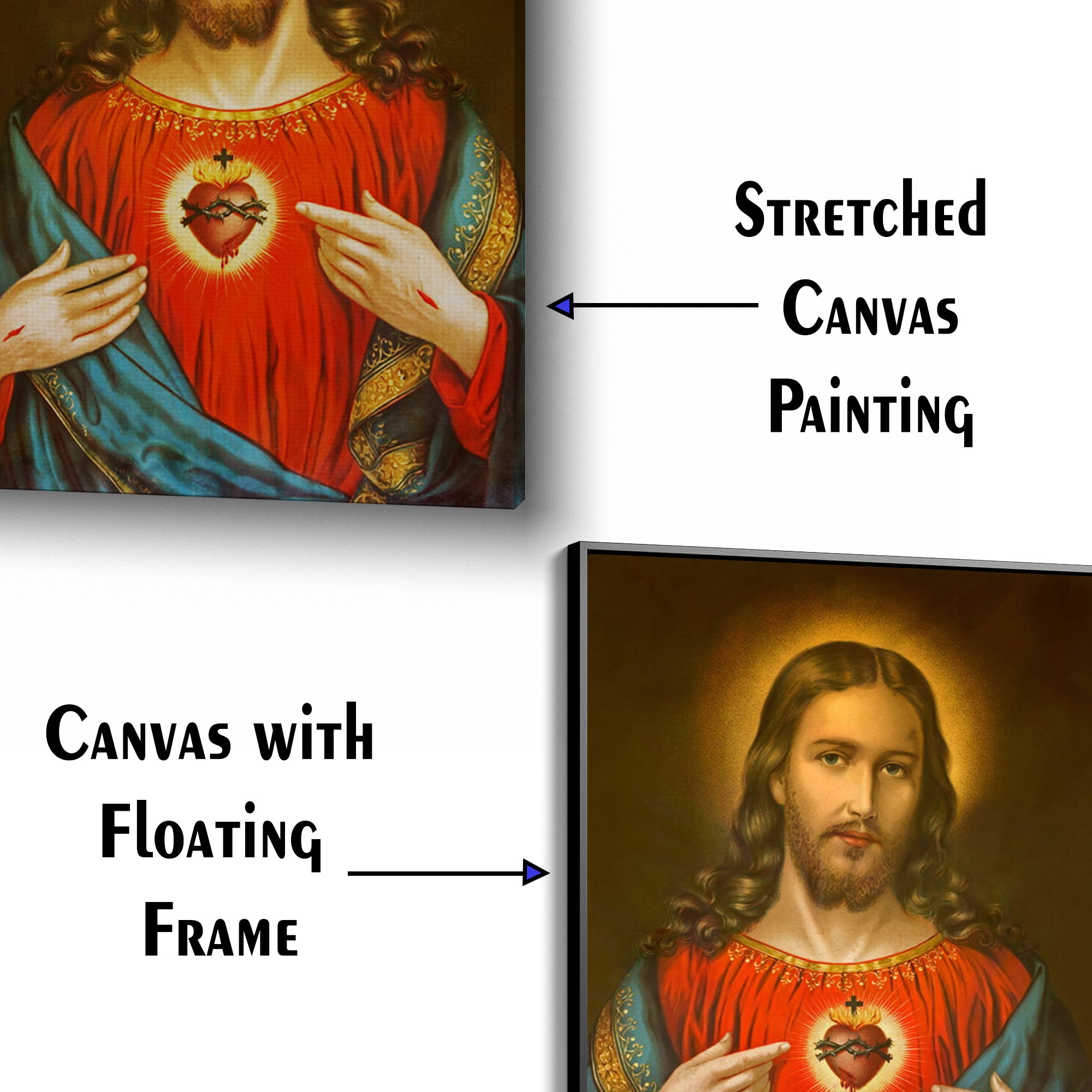 Devotion to the Heart of Jesus Canvas Wall Painting