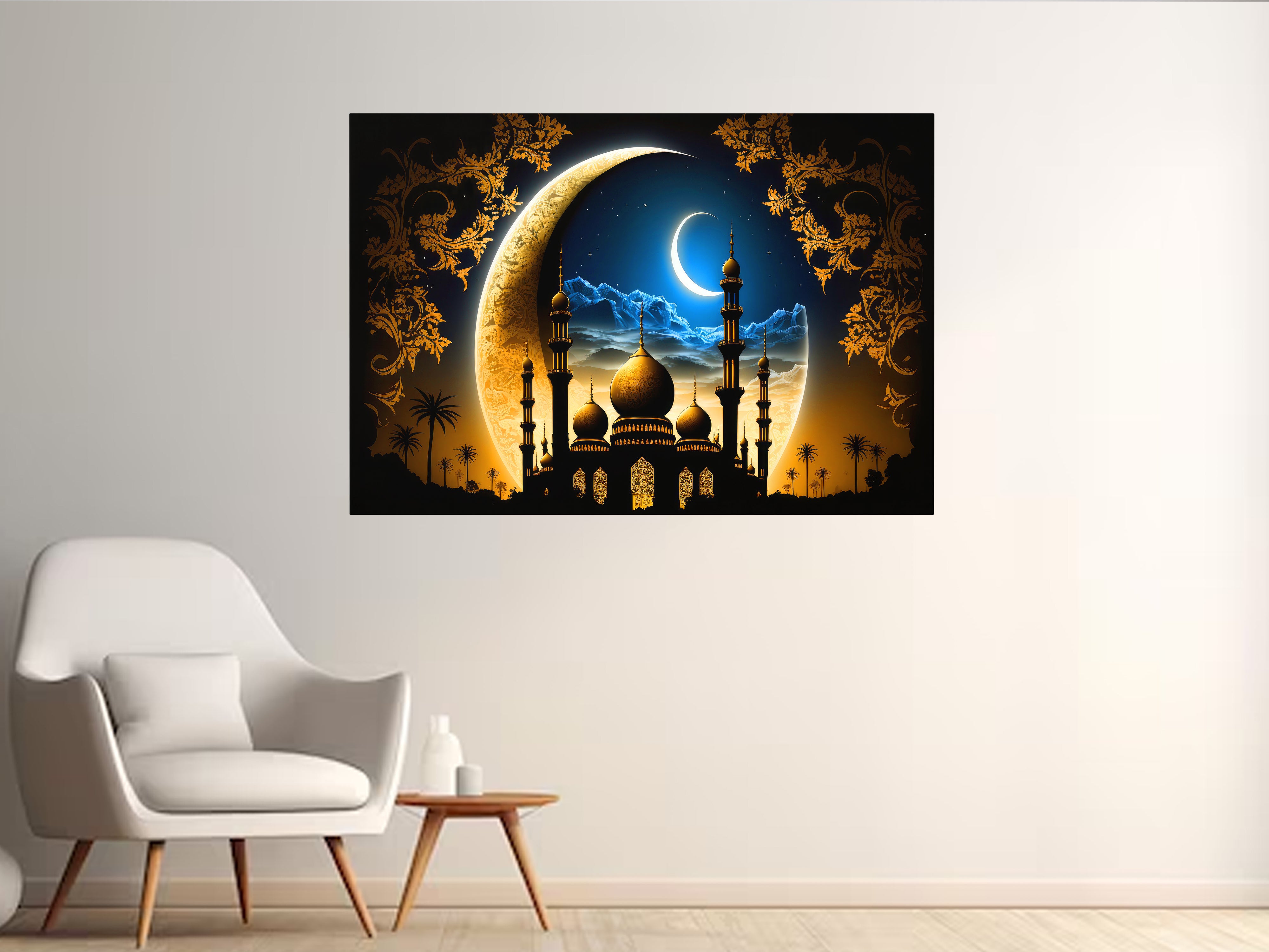 Muslim Holy Month Ramadan Kareem Canvas Wall Painting