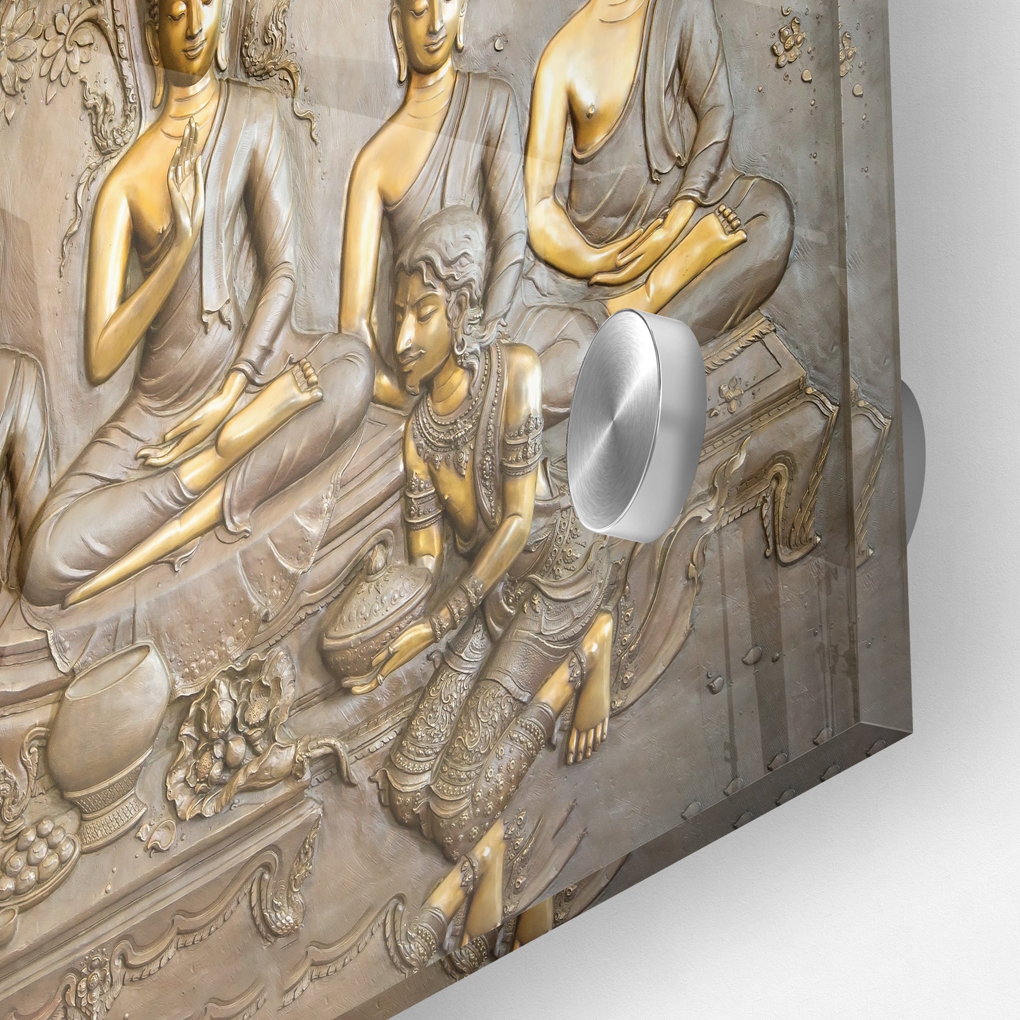 Spiritual Gautam Buddha Premium Acrylic Wall Painting