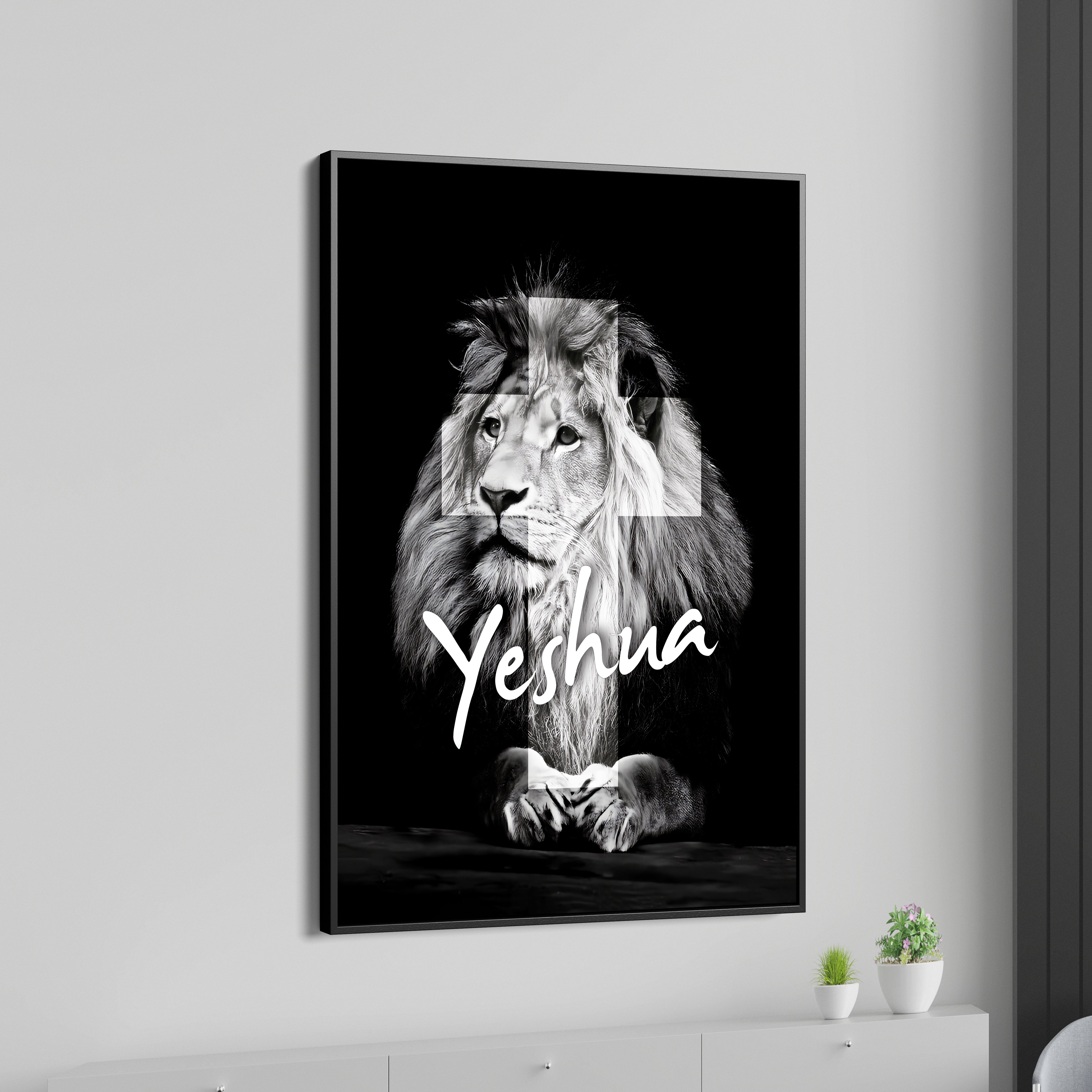Yeshua Lion Canvas Wall Painting
