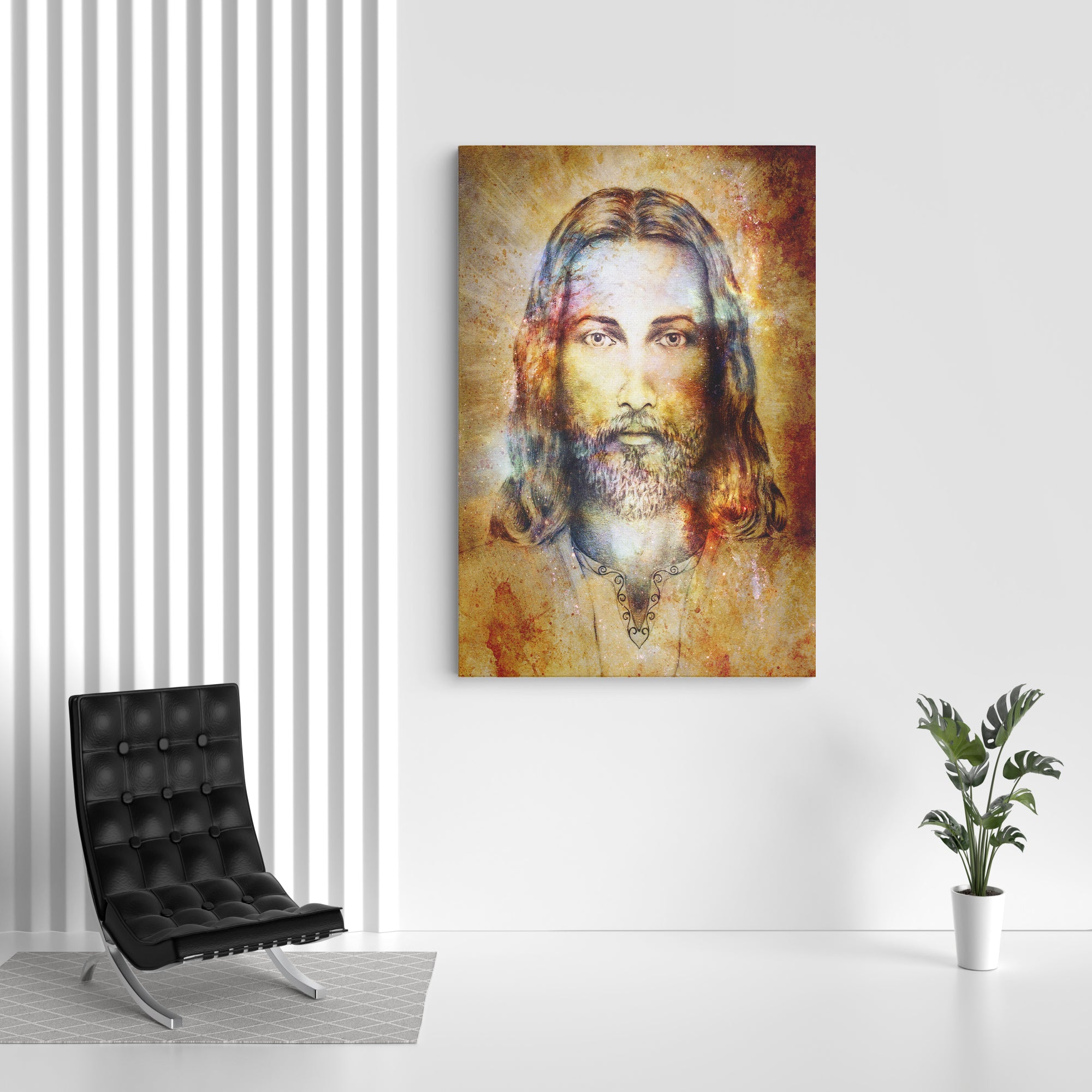 Jesus Christ Figure Canvas Wall Painting