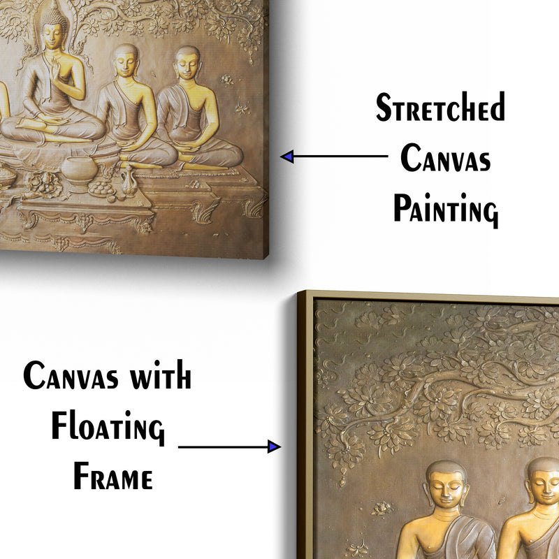 Buddha's Teaching Extensive Wall Painting