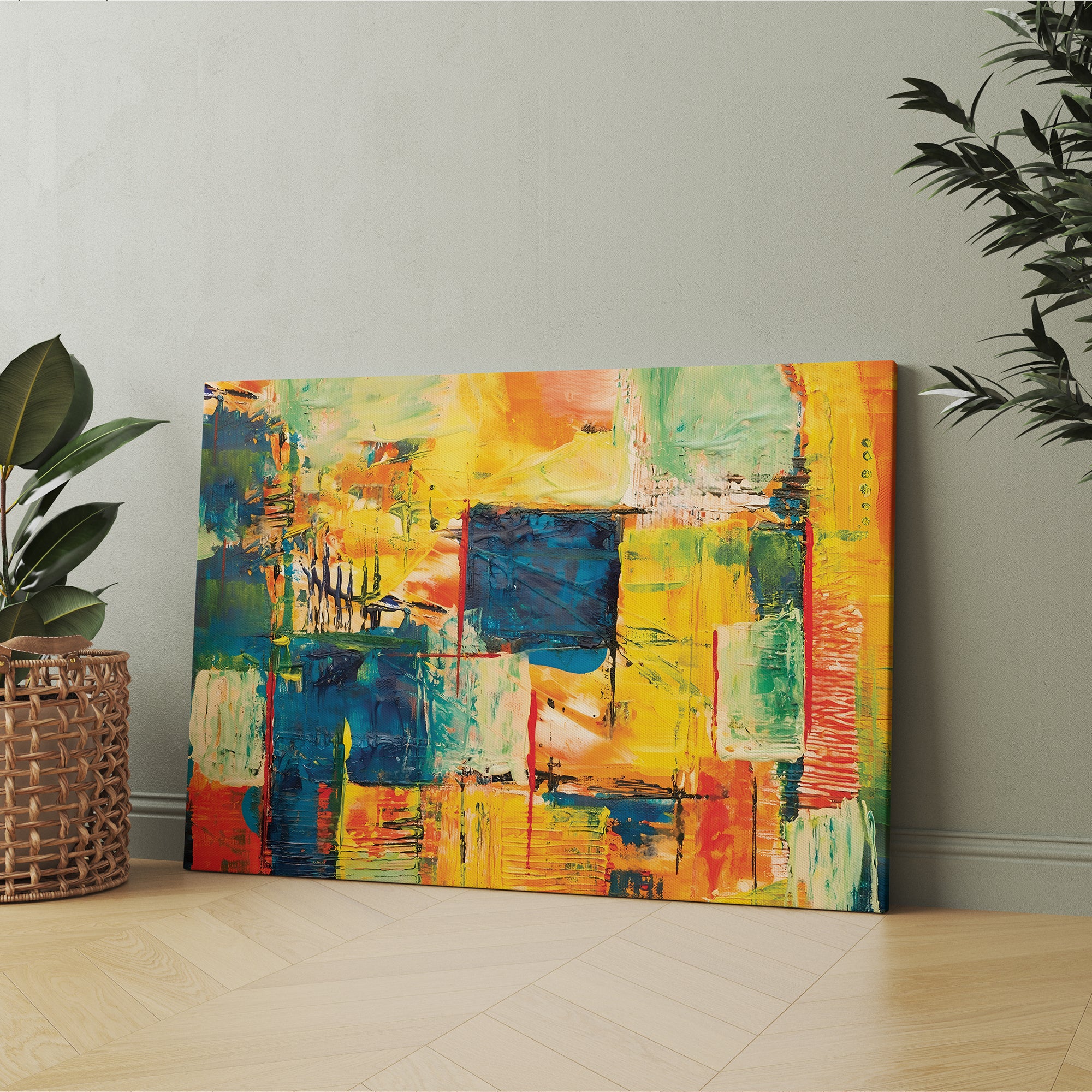 Abstract Art Floating Modern Wall Painting