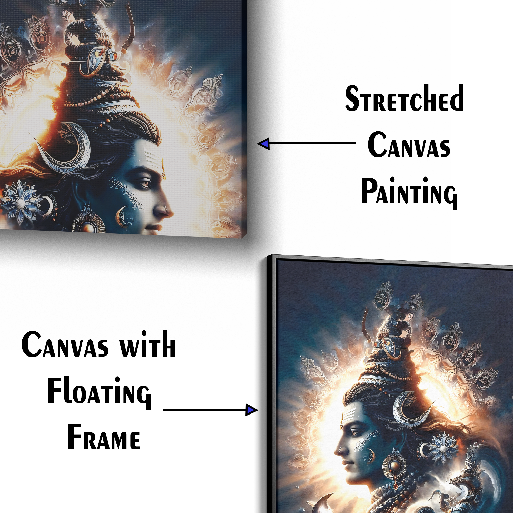 Lord Shiva Premium Canvas Wall Painting