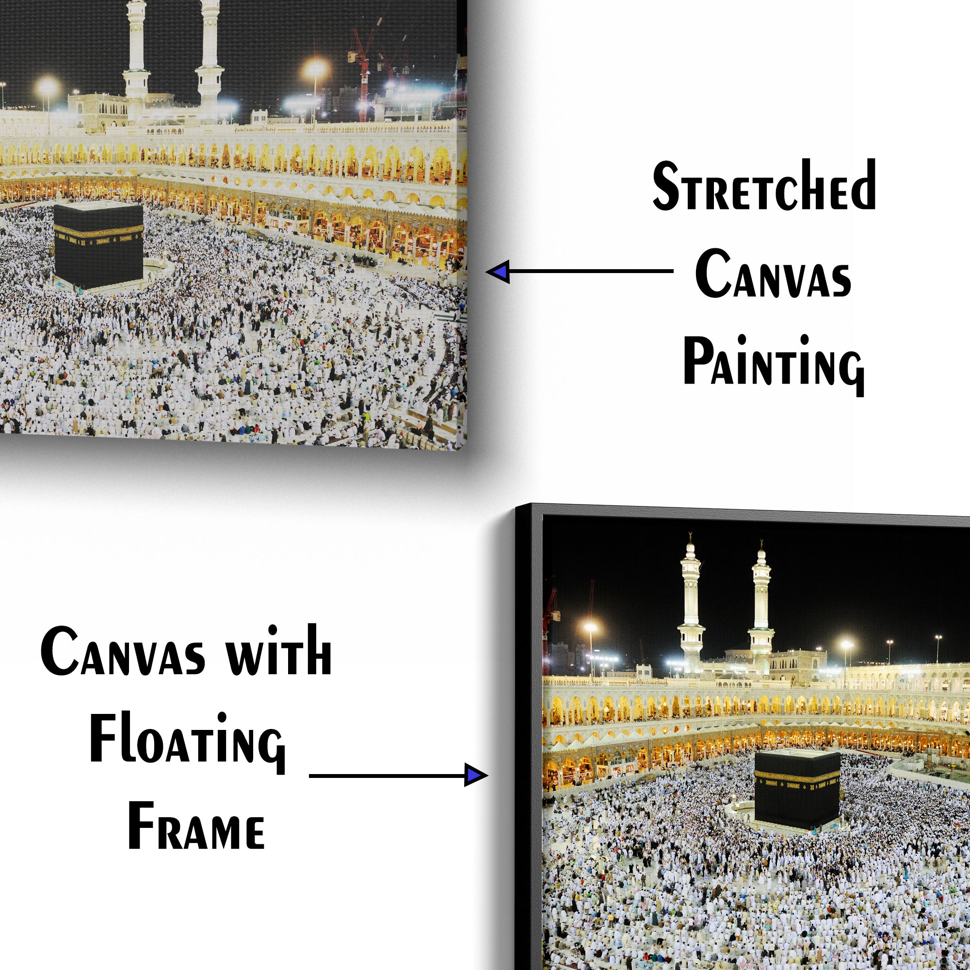 Islamic Mosque Kaaba Canvas Wall Painting