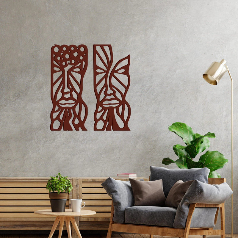 African Tribal Art Quality Wooden Wall Hanging