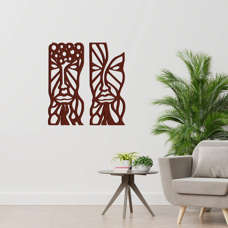 African Tribal Art Quality Wooden Wall Hanging
