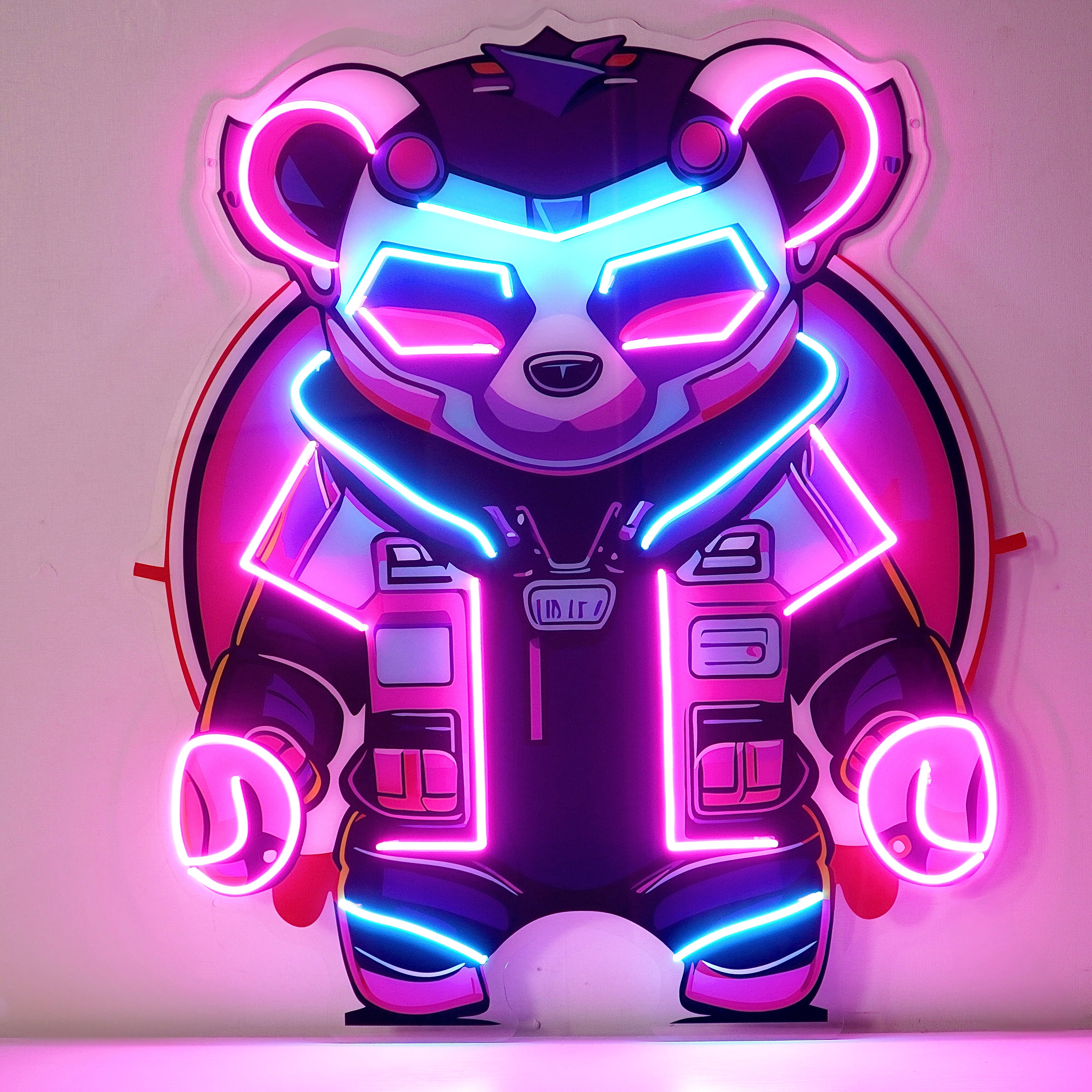 Cute Teddy Aesthetic Led Neon Light