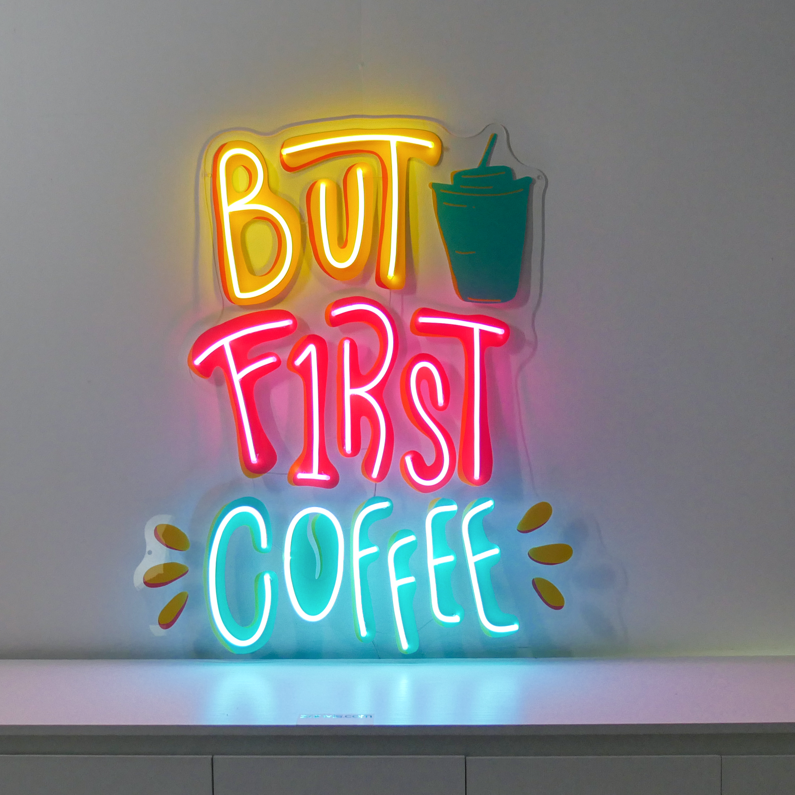 But First Coffee Aesthetic Led Neon Light