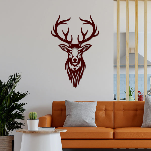 Beautiful Deer Head Premium Quality Wooden Wall Hanging