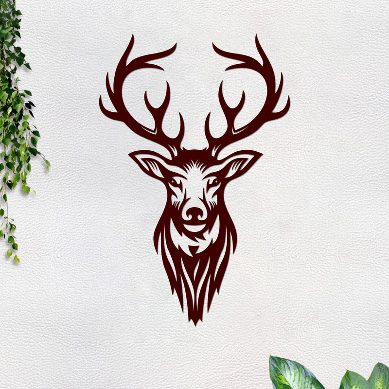 Beautiful Deer Head Premium Quality Wooden Wall Hanging
