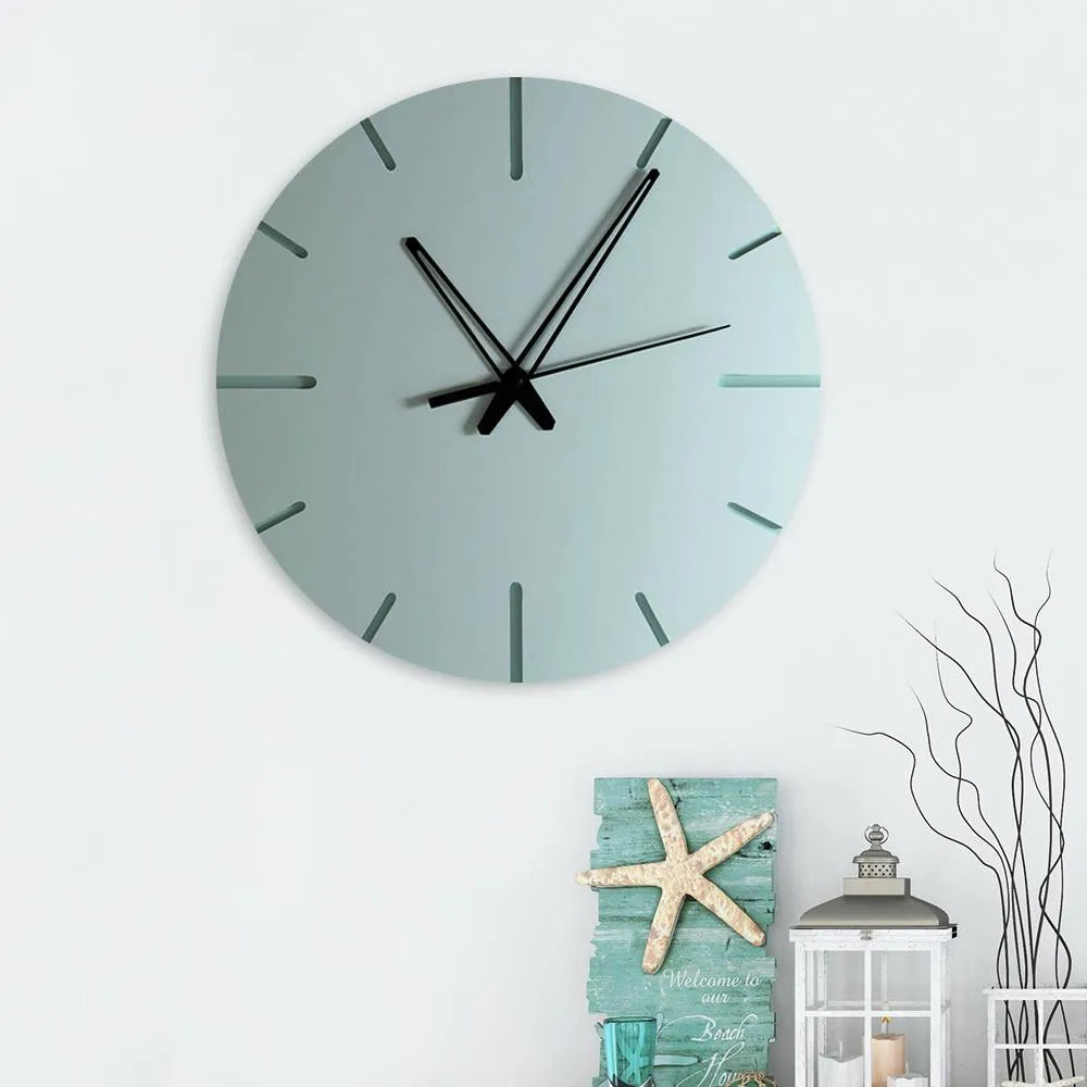 Austere Big Designer MDF Wood Wall Clock