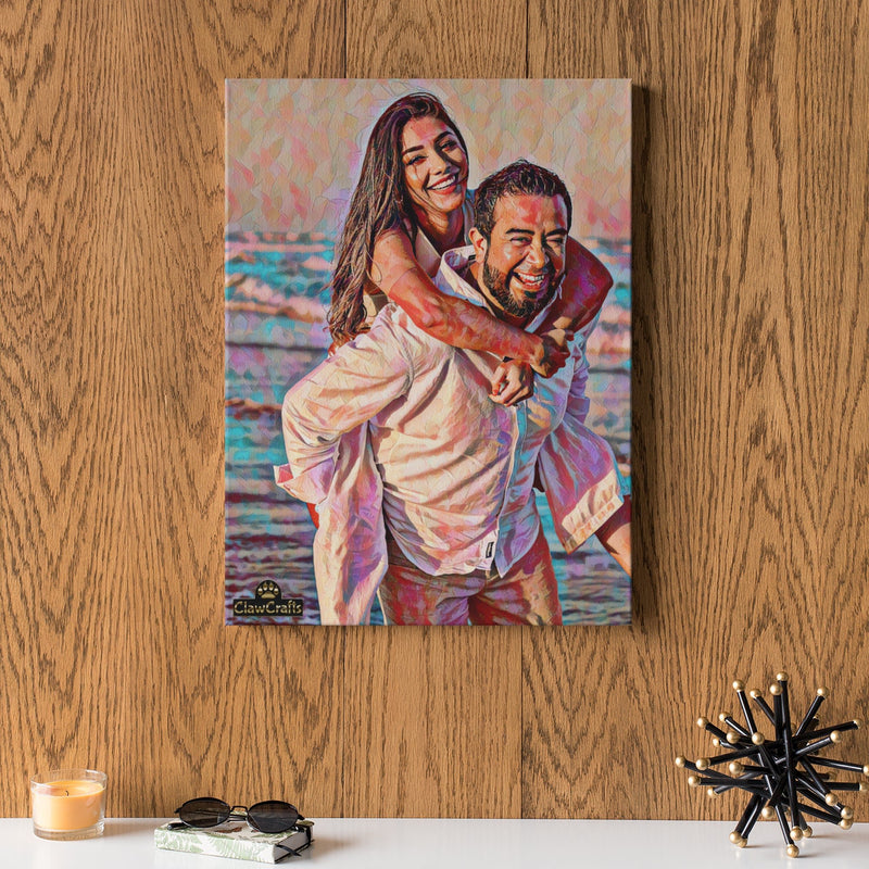 Custom Printed Canvas Stretched on wooden frame