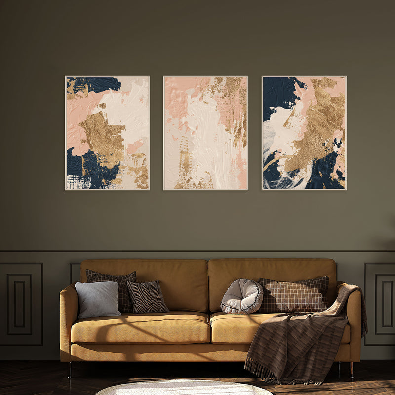 Abstract Color Overlay Set of 3