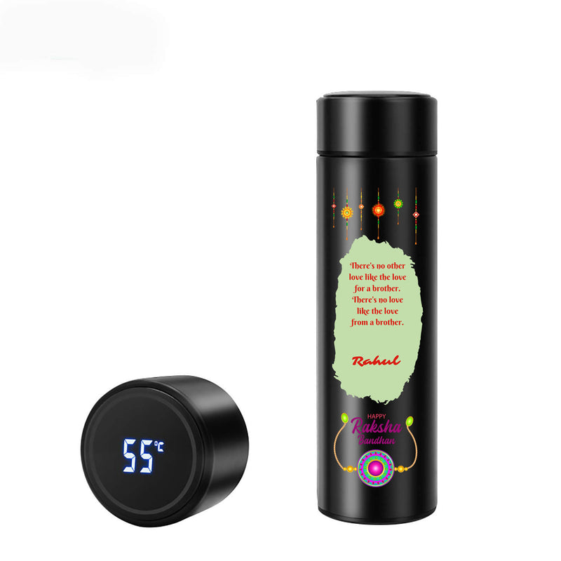 Smart temperature Water Bottle with Beautiful Quote