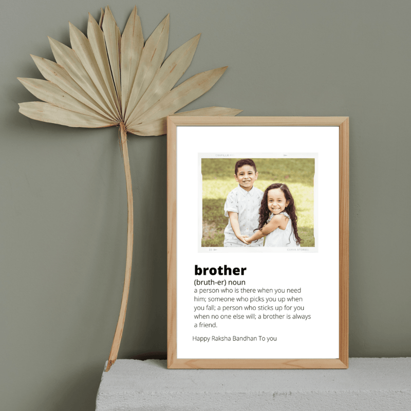 brother wooden photo frames 