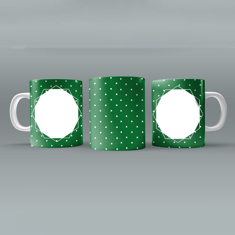 Photo Mug for Couple Green