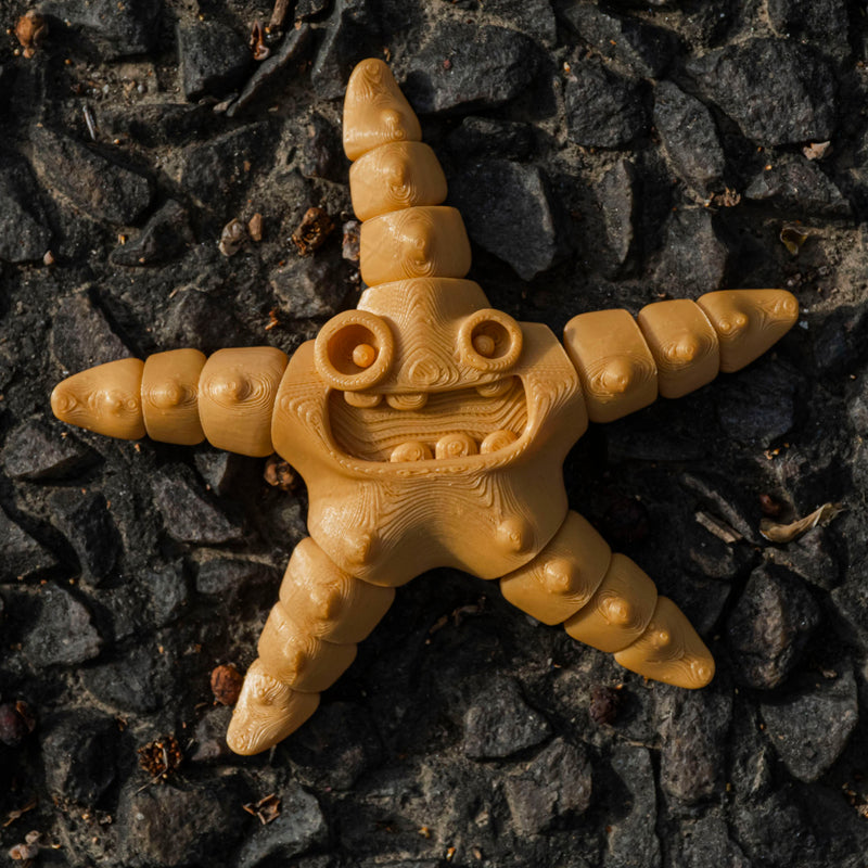 Brown 3D Starfish Toy