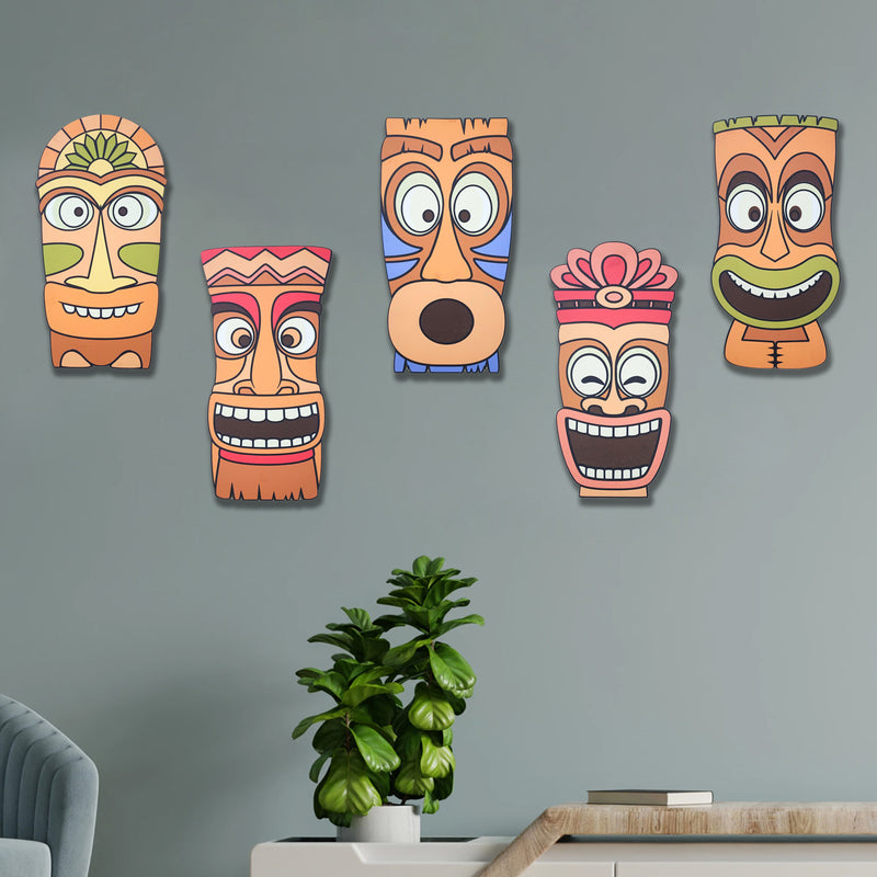 Wooden Wall Decor Set of 5