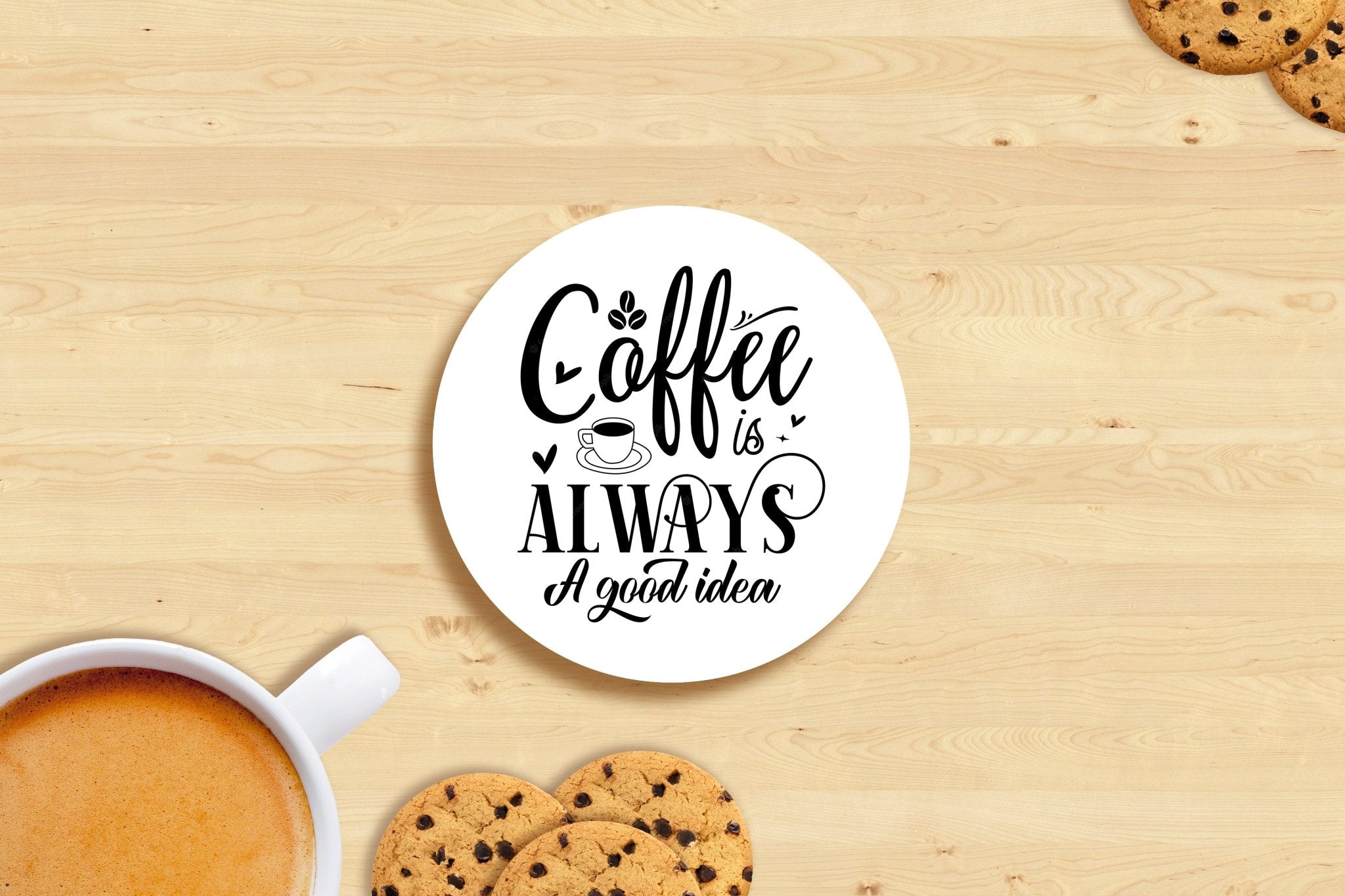 Good Morning Coasters: 6-Pack for Your Coffee Ritual