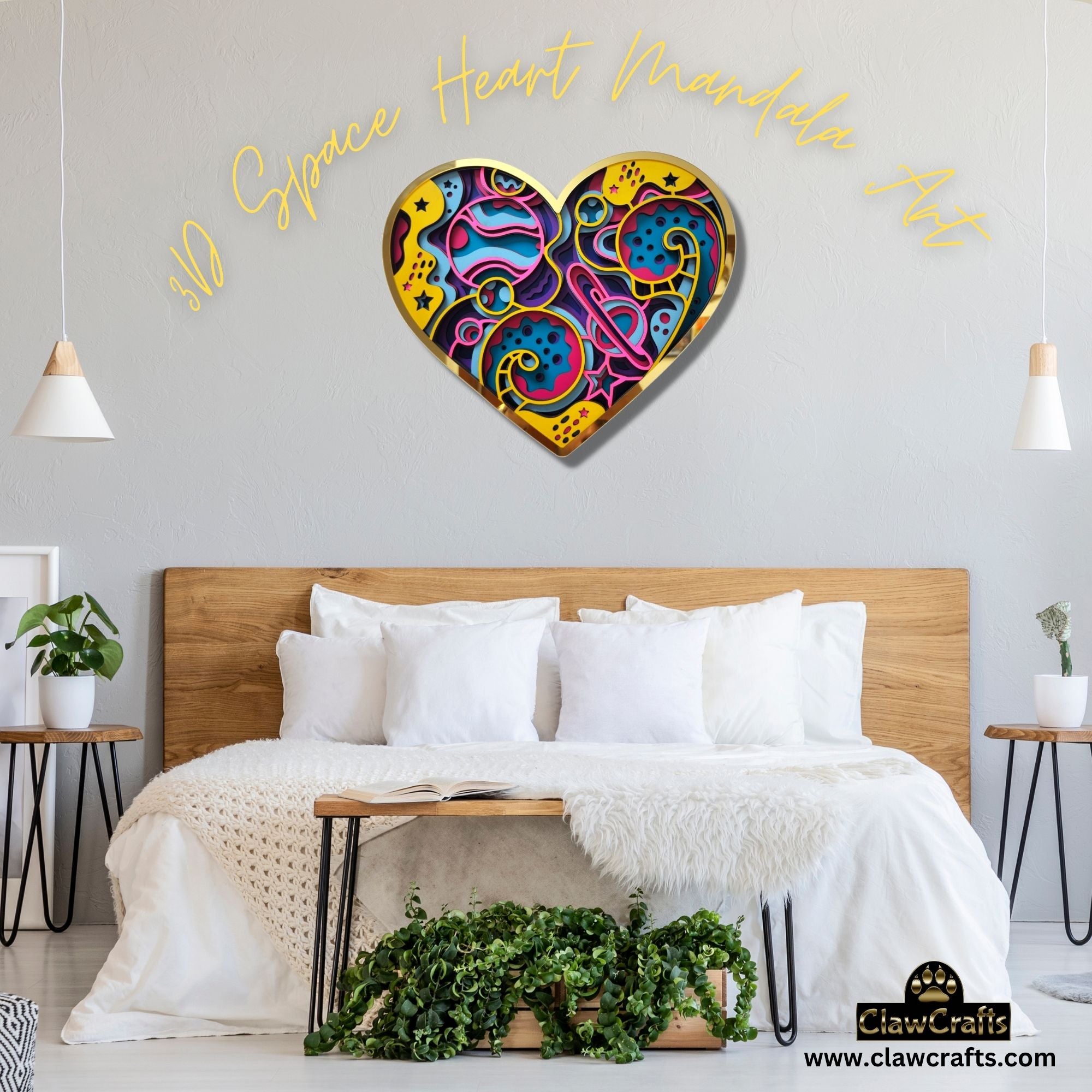 Buy Heart Mandala Art for your home
