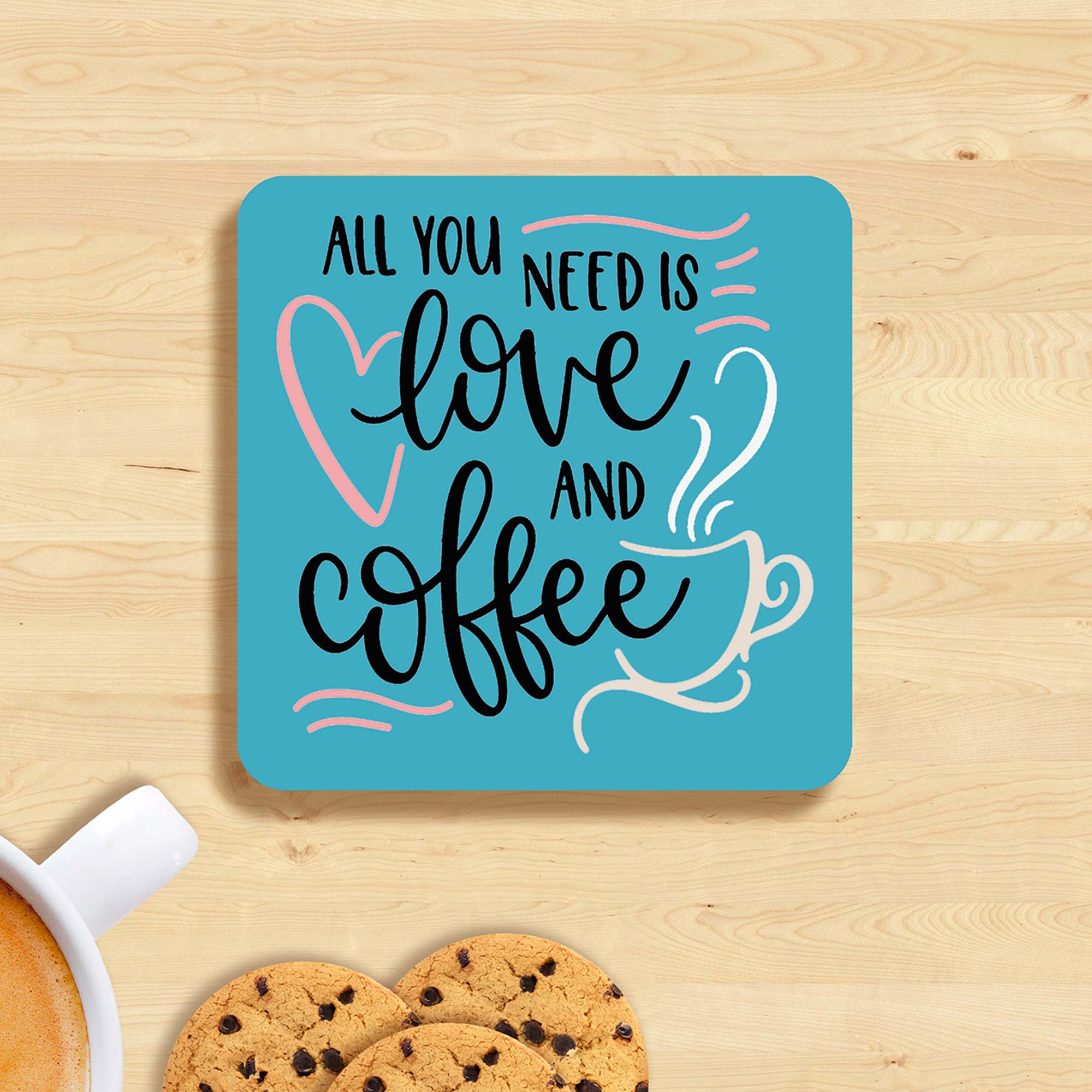 All you need is love and coffee coasters