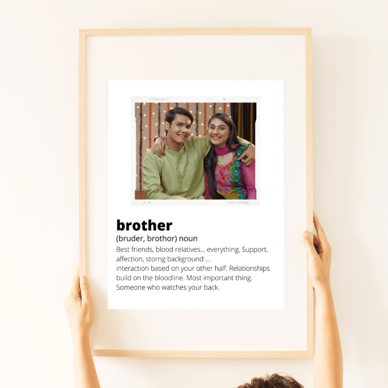 Best Brother Acrylic Photo Frame