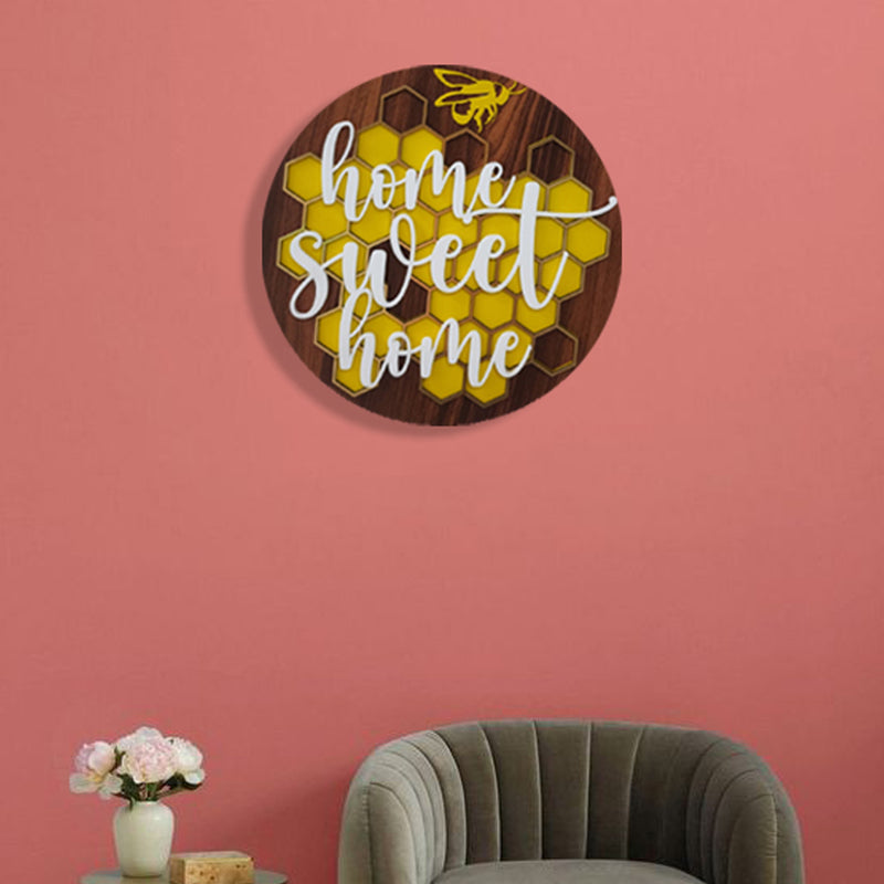 Buy Home sweet home honey bee nameplate