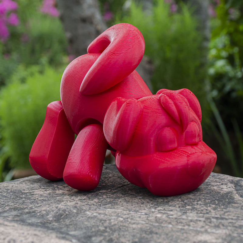 Red Color Dog 3D Toys 