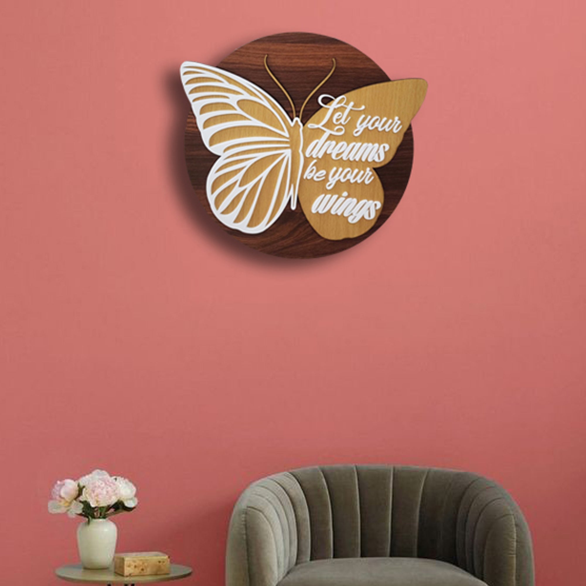 Buy Butterfly Nameplate for office
