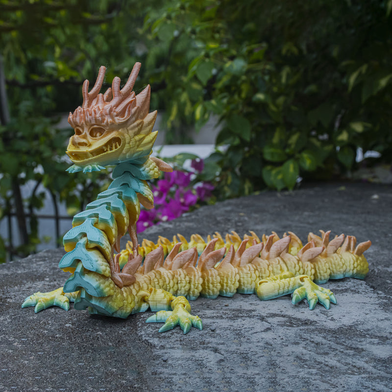 Colorful Dragon 3D toy