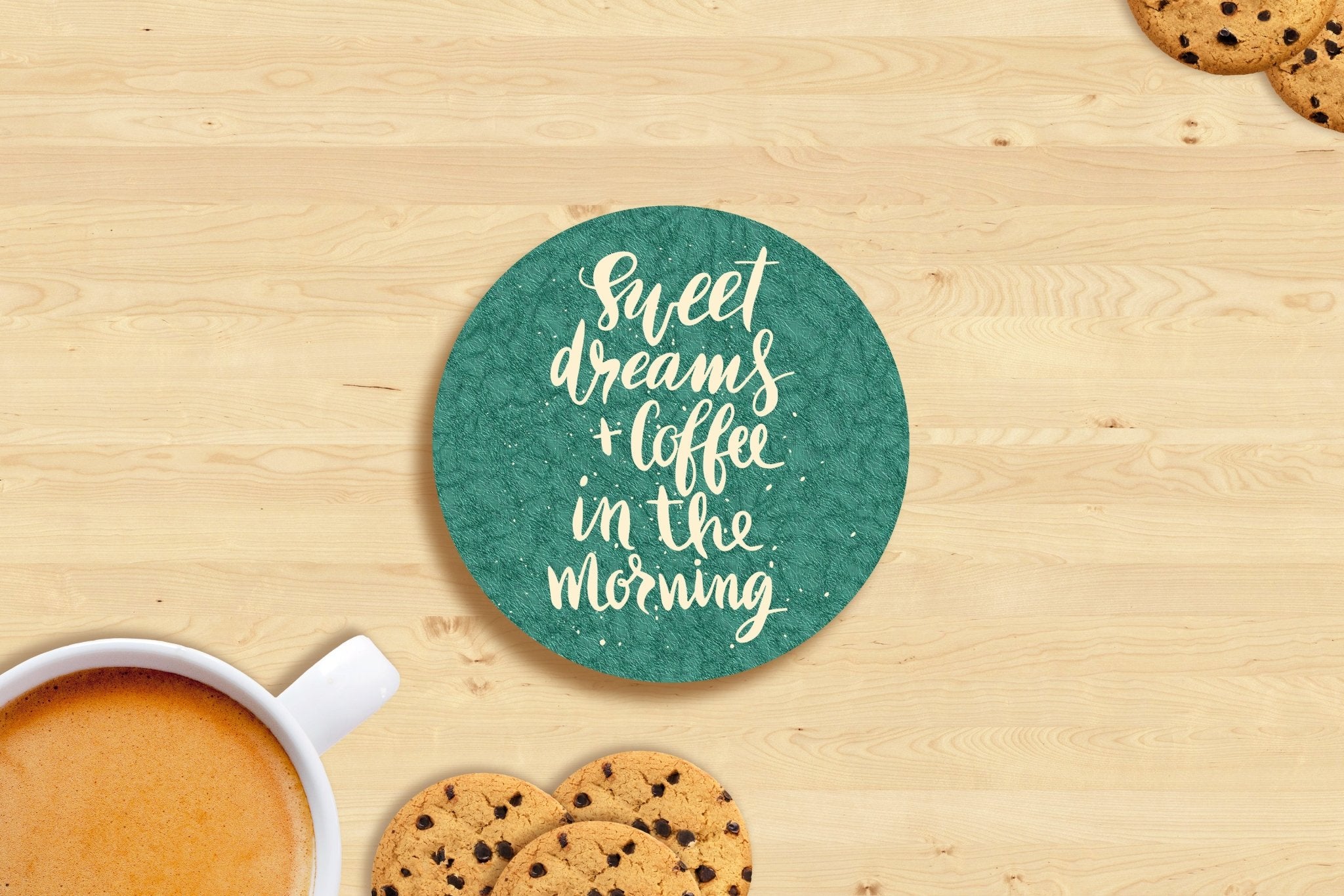 Coffee Kick Coasters: 6-Pack for Your Morning Boost