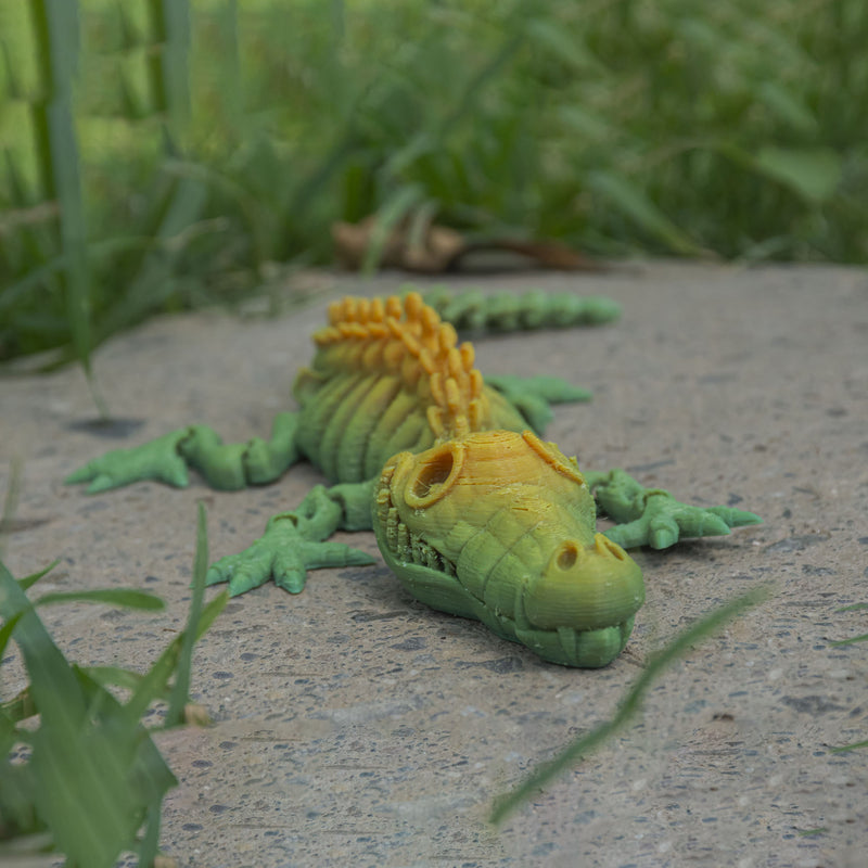 Flexible 3D Toys for Crocodile