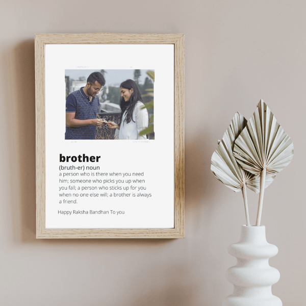Brother Love Photo Frame