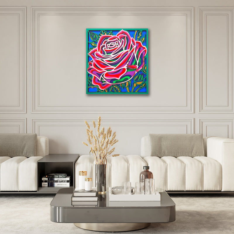 Buy Rose Mandala Art Wall Decor