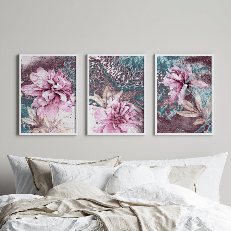Abstract Art Wall Paintings Set of 3