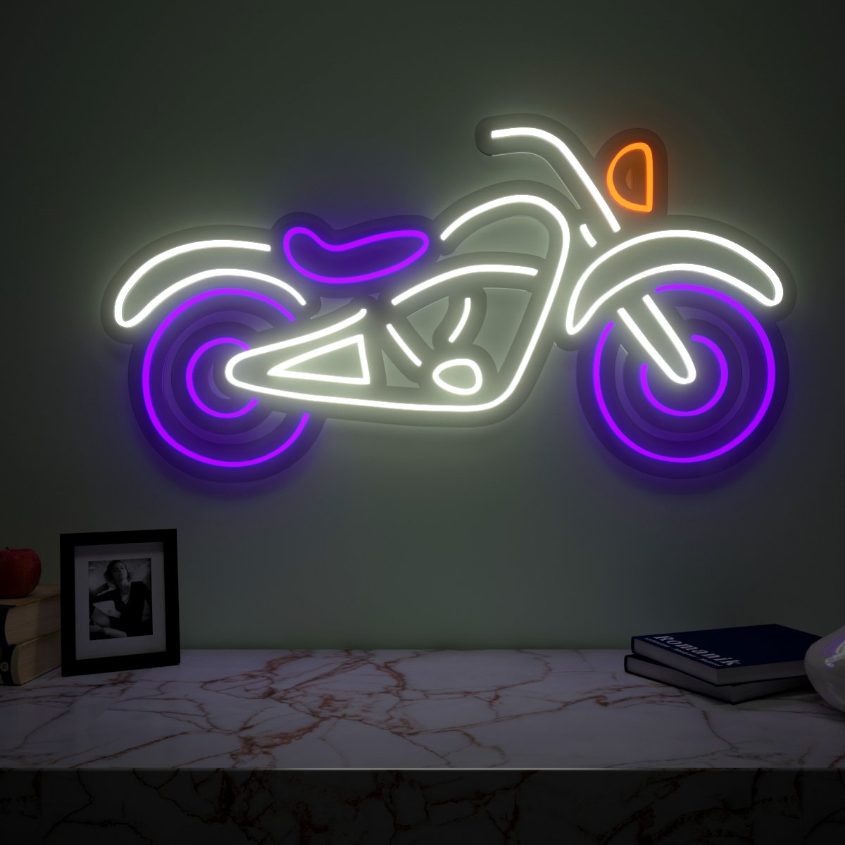 Bullet Motorcycle Neon LED Light