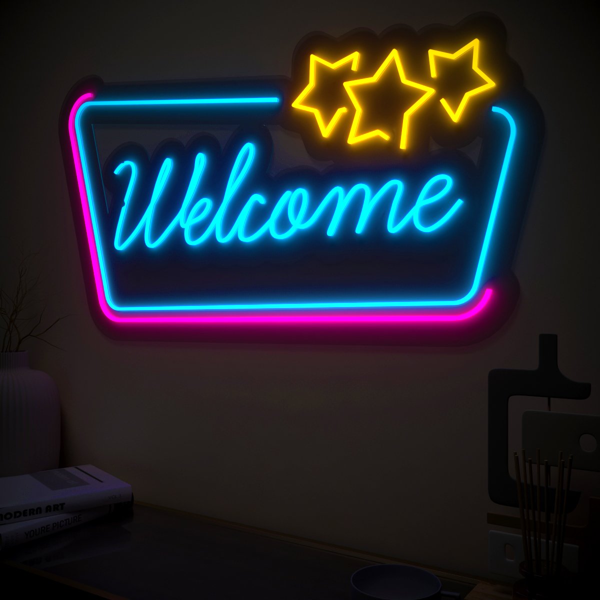 “Welcome” Neon LED Light