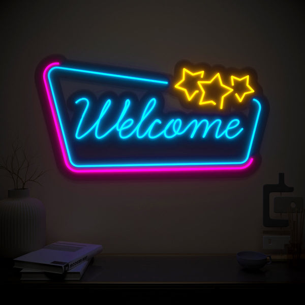 “Welcome” Neon LED Light